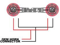 Wiring Harness for Hella Horns 15-2021 WRX/STI GrimmSpeed
