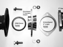 3 Inch Downpipe to OEM Catback Adapter Kit For Subaru Turbo Universal GrimmSpeed
