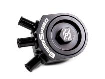 Air/Oil Separator Black For Subaru 02-07 WRX 04-21 STI 04-08 FXT GrimmSpeed
