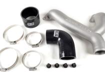 Top Mount Intercooler Y-Pipe Kit Black For Subaru 04-21 STI 02-07 WRX 04-08 FXT w/STI Style TMIC GrimmSpeed