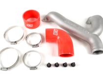 Top Mount Intercooler Y-Pipe Kit Black For Subaru 04-21 STI 02-07 WRX 04-08 FXT w/STI Style TMIC GrimmSpeed