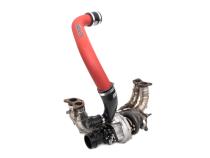 Top Mount Intercooler Charge Pipe Kit Red- For Subaru 15-21 WRX GrimmSpeed