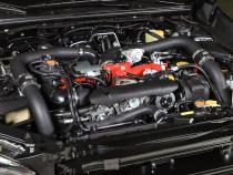 Front Mount Intercooler Kit Black Coated Black Piping For Subaru 15-21 STI GrimmSpeed