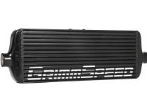 Front Mount Intercooler Kit Black Coated Black Piping For Subaru 15-21 STI GrimmSpeed