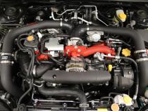 Front Mount Intercooler Kit Black Coated Black Piping For Subaru 15-21 STI GrimmSpeed