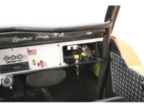Glove Box - 66-77 Bronco Locking Black Tuffy Security Products