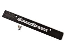 License Plate Frames GrimmSpeed Red Text Pair Grimmspeed