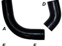 LB7 2001 Silicone Hose And Clamp Kit Black PPE Diesel