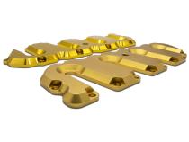 Valve Cover Kit Gold Matte No Pillars 2004.5-2010 6.6L Duramax PPE Diesel