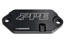 2001-2020 GM 6.6L Duramax Coolant Block-Off Plate - Billet Aluminum - Black