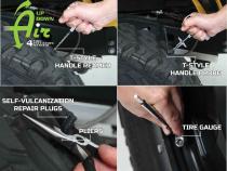 Tire Repair Kit 53 Piece Kit With Black Storage Box Up Down Air