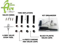 Tire Repair Kit 53 Piece Kit With Black Storage Box Up Down Air