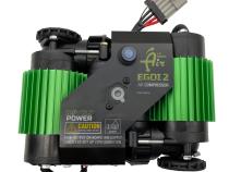EGOI II Permanent On Board Dual Motor Air Compressor System 6.35 CFM Up Down Air