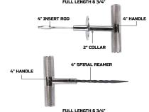 Valve Stem Repair Kit 17 Piece Kit With Storage Box Up Down Air