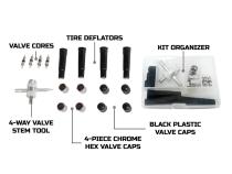 Valve Stem Repair Kit 17 Piece Kit With Storage Box Up Down Air