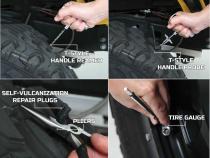 Valve Stem Repair Kit 17 Piece Kit With Storage Box Up Down Air