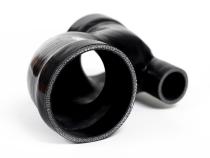 Post MAF Hose Kit Black For Subaru 15-17 STI (w/ OEM Sound Generator Tube) GrimmSpeed