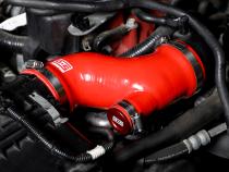 Post MAF Hose Kit Black For Subaru 15-17 STI (w/ OEM Sound Generator Tube) GrimmSpeed
