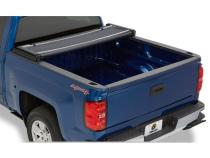 EZ-Fold Soft Tri-Fold Tonneau Cover For Nissan 2005-2024 Frontier 5.0 Foot Black Tailgate Spoiler Not Included Bestop