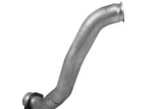 Exhaust Downpipe 4 Inch Inlet/Outlet No Sensor Bung Stainless 08-10 F250/F350 Race Use Only Diamond Eye