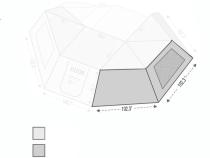 270 Awning Wall With Window - Nomadic Awning 270 Side Wall 2 Overland Vehicle Systems