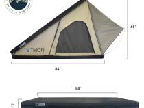 LD TMON Clamshell Aluminum Hard Shell Roof Top Tent Overland Vehicle Systems