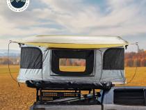 HD Bundu 2 - Hard Shell Pop Up Roof Top Tent, 2 Person, Grey Body and Black Rainfly Overland Vehicle Systems