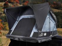 XD Sherpa Solo - Soft Sided Roof Top Tent, 1 Person, Grey Body and Black Rainfly Overland Vehicle Systems