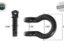 Recovery Shackle 19010201 3/4 4.75 Ton Black Sold In Pairs Overland Vehicle Systems