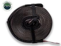 Tow Strap 20000 lbs - 2 x 30' Gray With Black Ends Overland Vehicle Systems