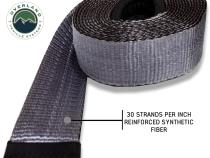 Tow Strap 30 30,000 lb. 3 x 30' Gray Storage Bag Overland Vehicle Systems