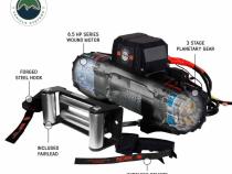 SCAR 10 - 10,000 lb. Winch With Steel Cable and Wireless Remote Overland Vehicle Systems