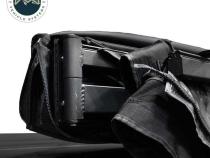 XD Nomadic 270 - Awning W/Lights and Black Out , Driver Side, Black Body, Black Trim and Black Travel Cover Overland Vehicle Systems