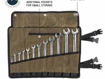 Large Wrench Tool Roll (24 Slot) Number 16 Waxed Canvas Overland Vehicle Systems