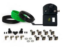 Tacoma Tire Inflator System 4 Tire For 16-25 Toyota Tacoma W/Engine Bay Mount With Box, Fittings, Hoses and Storage Bag Black UP Down Air