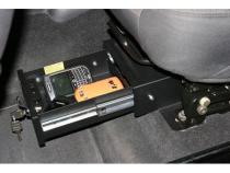 Front Driver Side Underseat Drawer - 03-06 Wrangjer TJ w/ Flip Seat Black Tuffy Security Products