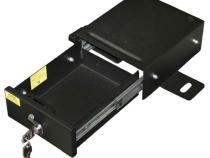 Front Driver Side Underseat Drawer - 03-06 Wrangjer TJ w/ Flip Seat Black Tuffy Security Products