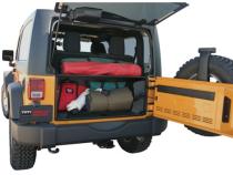 Standard Cargo Enclosure - 11-18 Wrangler Does Not Secure Entire Rear Cargo Area of 4-Door Models Black Tuffy Security Products