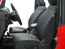 Jeep Seat Covers For Jeep 2007-2012 Wrangler JK 4 Door Front Premium Vinyl Fabric Black Diamond Bestop