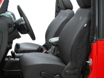 Jeep Seat Covers For Jeep 2020-2023 Gladiator 4 Door Front Premium Vinyl Fabric Black Diamond Bestop