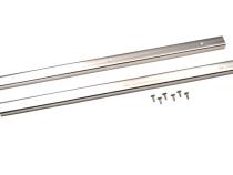 Jeep CJ7 Entry Guards Pair 76-95 CJ7 Wrangler YJ Polished Silver Kentrol