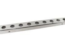 Jeep CJ 42 Inch Front Bumper with holes 45-86 CJ Polished Silver Kentrol