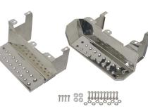 Jeep CJ7/YJ Side Steps Pair 76-95 CJ7 Wrangler YJ Polished Silver Kentrol