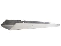 Jeep YJ 54 Inch Front Bumper Without Holes (No License Plate Holes) 87-95 Wrangler TJ Polished Silver Kentrol