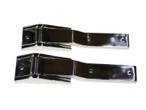 Jeep TJ Tailgate Hinge Pair 97-04 Wrangler TJ Polished Silver Kentrol