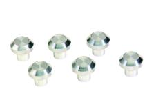 Jeep CJ Interior Knob Set 6 Pieces 76-86 CJ Polished Silver Kentrol