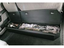 Rear Underseat Lockbox 15-22 F-150 17-22 F-250/350/450 Super Duty w/ Crew Cab w/o Floor Mounted Subwoofer Full Length Black Tuffy Security Products