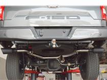Exhaust Cat Back Ford F150 (2015-2022) Polished Tube Black Tips