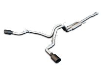 Exhaust Cat Back Ford F150 (2015-2022) Polished Tube Black Tips