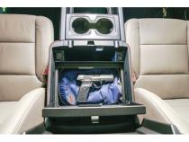 Console Safe - 14-19 Silverado/Sierra 1500 {19 Old Body Style} / 15-19 2500HD/3500HD / 15-20 Suburban/Tahoe/Yukon/Yukon XL w/ Flow-Thru Console Black Tuffy Security Products
